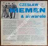 CZESŁAW NIEMEN & AKWARELE - Dziwny jest ten świat... - POL 1st Press