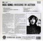 REG KING - Missing In Action - Singiel 10'' - UK Limited Press - POSŁUCHAJ