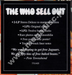 WHO - Who Sell Out (2LP) - EU Stereo Deluxe Remastered Press