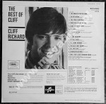 CLIFF RICHARD - The Best Of Cliff - UK EMI Columbia 1970 1st Press - VINTAGE VINYL