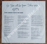 JOHN LENNON - Plastic Ono Band - US Apple 1970 1st Press - NEAR MINT VINTAGE VINYL