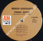 PROCOL HARUM - Broken Barricades - US A&M 1971 1st Press - VINTAGE VINYL