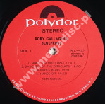 RORY GALLAGHER - Blueprint - US Polydor 1973 1st Press - VINTAGE VINYL