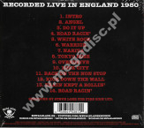 RIOT - Riot Live - Recorded Live In England 1980 - EU Metal Blade Remastered Card Sleeve Edition - POSŁUCHAJ