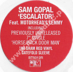 SAM GOPAL - Escalator (LP + singiel 7'') - UK Morgan Blue Town RED VINYL 180g Press - POSŁUCHAJ