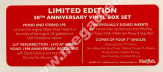PRETTY THINGS - S.F. Sorrow - 50th Anniversary Special Edition (4LP + 4 single 7'') - UK Madfish Limited Press