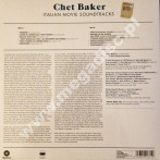 CHET BAKER - Italian Movie Soundtracks (1960-1962) - EU WaxTime Remastered 180g Press