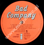 BAD COMPANY - Bad Company - JAPAN Island 1974 1st Press - VINTAGE VINYL