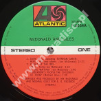 McDONALD AND GILES - McDonald And Giles - JAPAN Atlantic 1974 Press (+OBI) - NEAR MINT VINTAGE VINYL