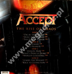 ACCEPT - Rise Of Chaos (2LP) - EU Nuclear Blast Limited Press - POSŁUCHAJ