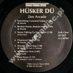 HUSKER DU - Zen Arcade (2LP) - US SST Records 1984 1st Press - NEAR MINT VINTAGE VINYL