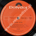 SLADE - Slade Alive - ITALIAN Polydor 1972 1st Press - NEAR MINT VINTAGE VINYL