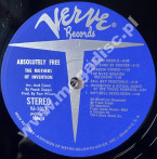 MOTHERS OF INVENTION - Absolutely Free - US Verve 1967 1st Press - NEAR MINT VINTAGE VINYL