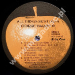 GEORGE HARRISON - All Things Must Pass (3LP BOX) - US Apple 1970 1st Press (+ POSTER + 3 inners) - NEAR MINT VINTAGE VINYL