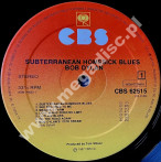 BOB DYLAN - Subterranean Homesick Blues (Bringing It All Back Home) - NL CBS ('yellow-orange') 1975 Press - NEAR MINT VINTAGE VINYL