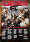 SCORPIONS - World Wide Live (2LP) - GERMAN EMI Harvest 1985 1st Press (+POSTER)  - NEAR MINT VINTAGE VINYL