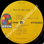 BEE GEES - Best Of Bee Gees - US ATCO ('yellow') 1969 1st Press - NEAR MINT VINTAGE VINYL