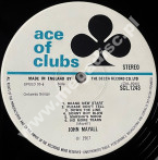 JOHN MAYALL - Blues Alone - UK Ace Of Clubs 1969 STEREO Press - NEAR MINT VINTAGE VINYL