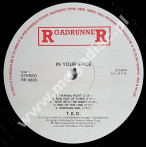 TKO - In Your Face - NL Roadrunner 1984 1st Press - NEAR MINT VINTAGE VINYL