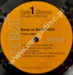 FOREVER MORE - Words On Black Plastic - US RCA ('orange') 1970 1st Press - NEAR MINT VINTAGE VINYL