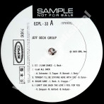 JEFF BECK GROUP - Jeff Beck Group - JAPAN CBS/Sony ('white') 1972 PROMO 1st Press - NEAR MINT VINTAGE VINYL