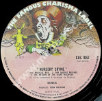 GENESIS - Nursery Cryme - UK Charisma ('large mad hatter') 1972 Press (in 1971 1st Press COVER) - NEAR MINT VINTAGE VINYL