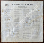 BEATLES - A Hard Day's Night - JAPAN Odeon RED VINYL 1966 (with 1964 1st Press COVER) STEREO Press - NEAR MINT VINTAGE VINYL