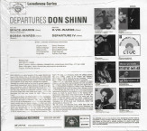 DON SHINN - Departures - SUNBEAM RECORDS - DIGIPACK EDITION- POSŁUCHAJ - VERY RARE