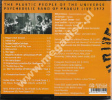 PLASTIC PEOPLE OF THE UNIVERSE - Psychedelic Band Of Prague Live 1972 - Guerilla Records
