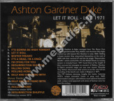 ASHTON GARDNER & DYKE - Let It Roll - Live 1971 - Gonzo Multimedia - UNIKALNY CD