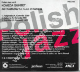 KOMEDA QUINTET - Astigmatic - POL Remastered Digipack Edition - UNIKALNY CD- POSŁUCHAJ