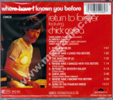 RETURN TO FOREVER - Where Have I Known You Before - US Polydor - UNIKALNY CD
