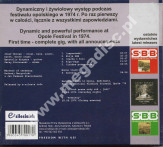 SBB - Live in Opole 1974 – Rock przez cały rok - Śląska Witryna Muzyczna - UNIKALNY CD