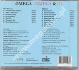 OMEGA – Omega & III (2CD) - MIG Music Edition