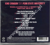 KING CRIMSON - 1974 Penn State University +1 - Panegyric Edition