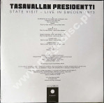 TASAVALLAN PRESIDENTTI – State Visit – Live In Sweden 1973 (2LP) - Svart Records Press