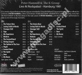 PETER HAMMILL & THE K GROUP – Live At Rockpalast – Hamburg 1981 (2CD+DVD) - MIG Remastered Edition